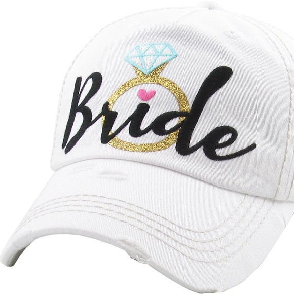 ❤️NWT❤️ Bride Diamond Ring Vintage White Cap - Picture 1 of 4